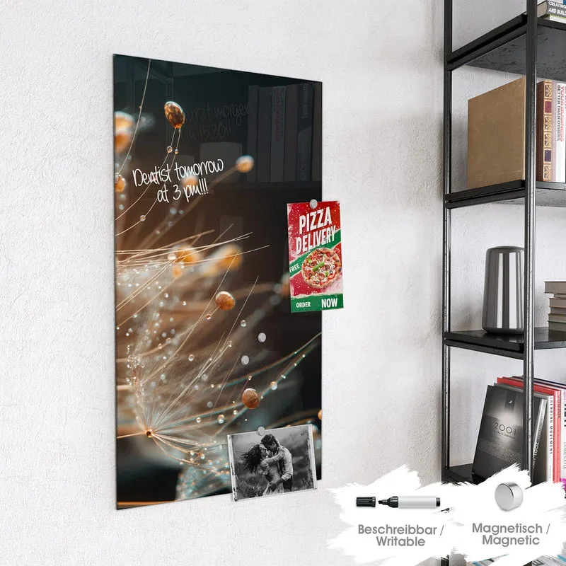 Magnettafel - Pusteblumenperlen