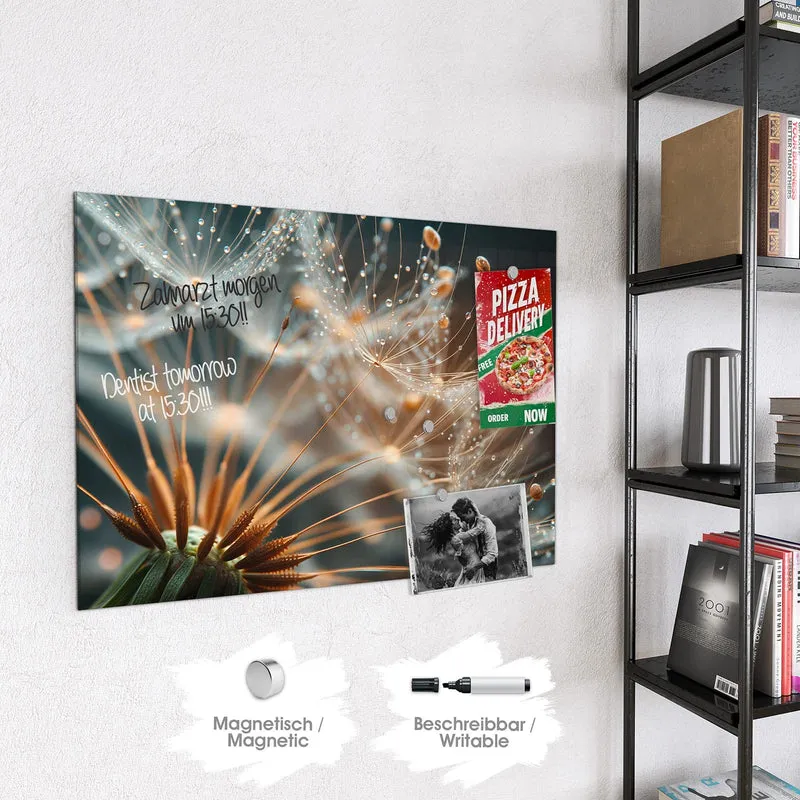 Magnettafel - Pusteblumenperlen