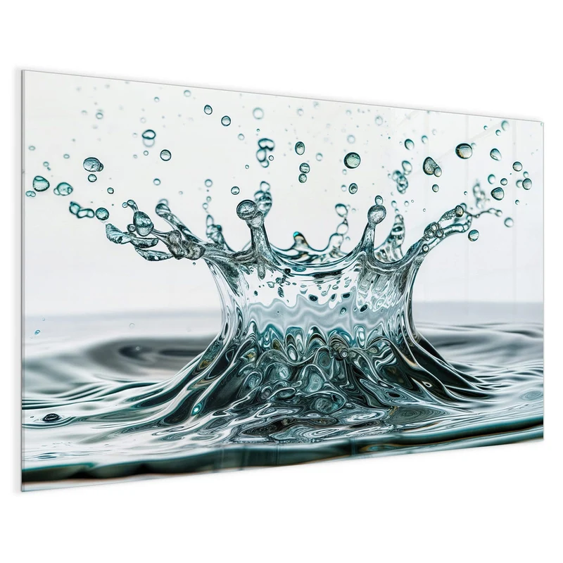 Magnettafel - Spritzende Wasserkrone