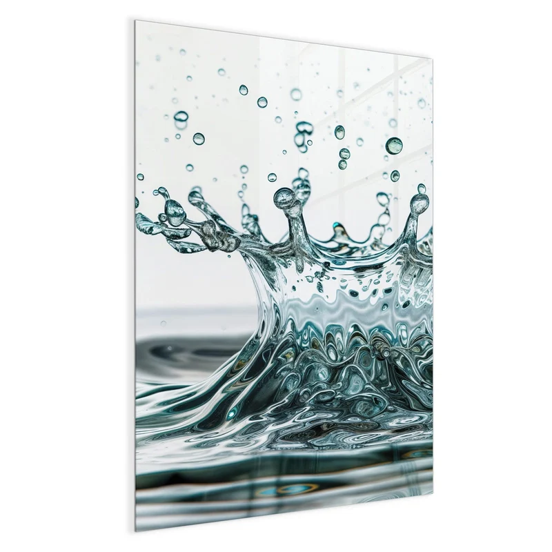 Magnettafel - Spritzende Wasserkrone