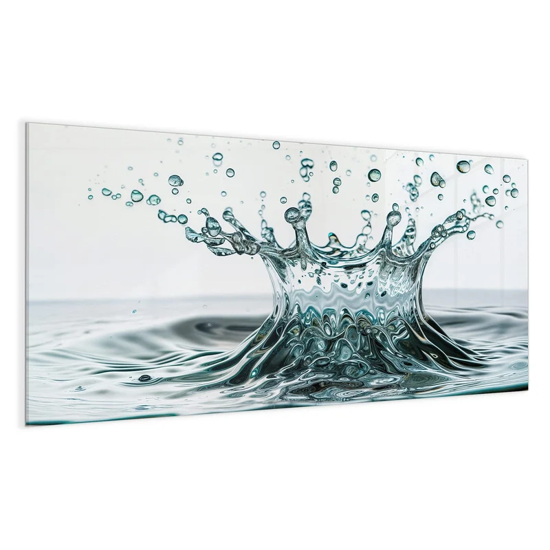 Magnettafel - Spritzende Wasserkrone