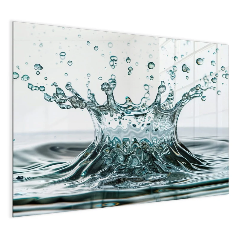 Magnettafel - Spritzende Wasserkrone