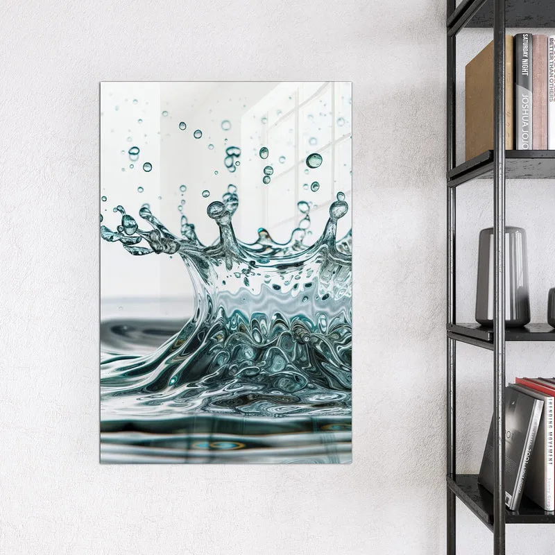 Magnettafel - Spritzende Wasserkrone