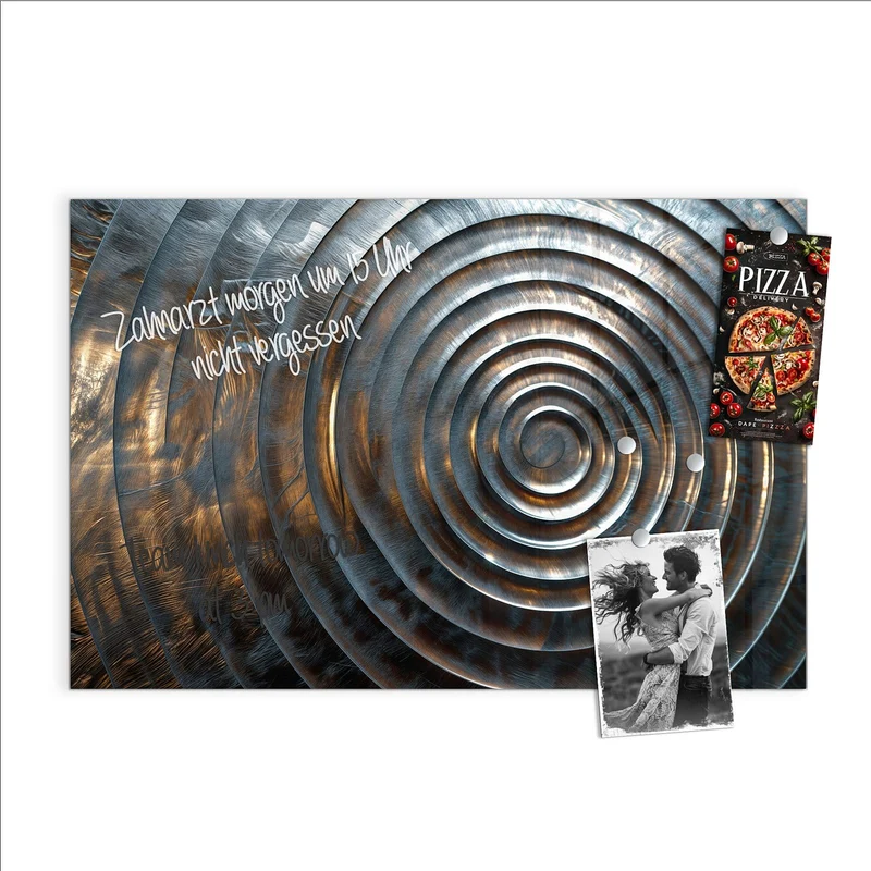 Magnettafel - Metallringe