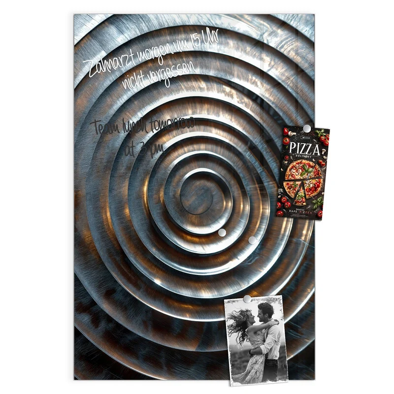 Magnettafel - Metallringe