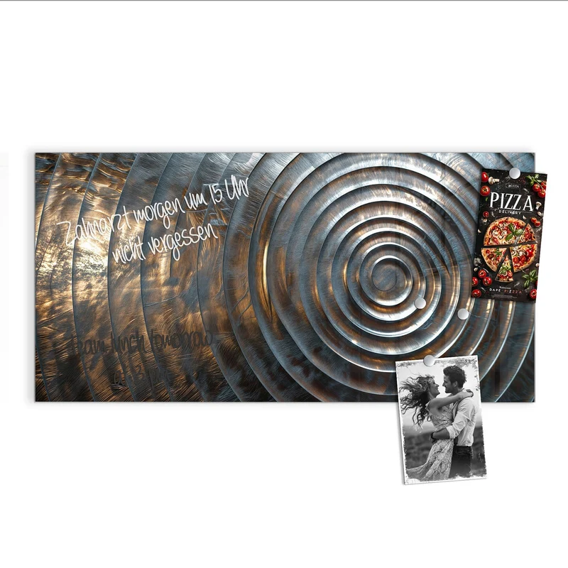 Magnettafel - Metallringe
