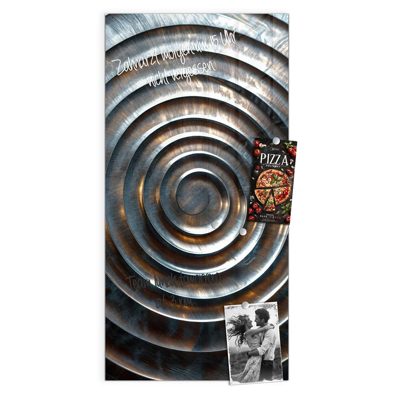 Magnettafel - Metallringe
