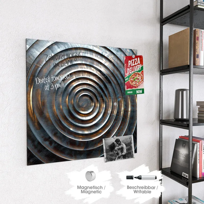 Magnettafel - Metallringe