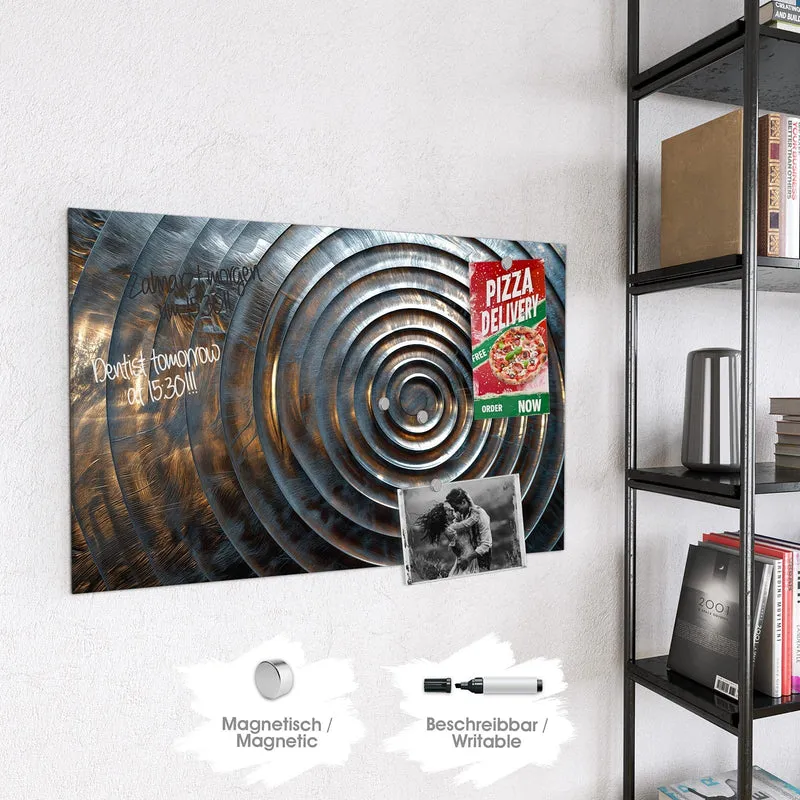 Magnettafel - Metallringe