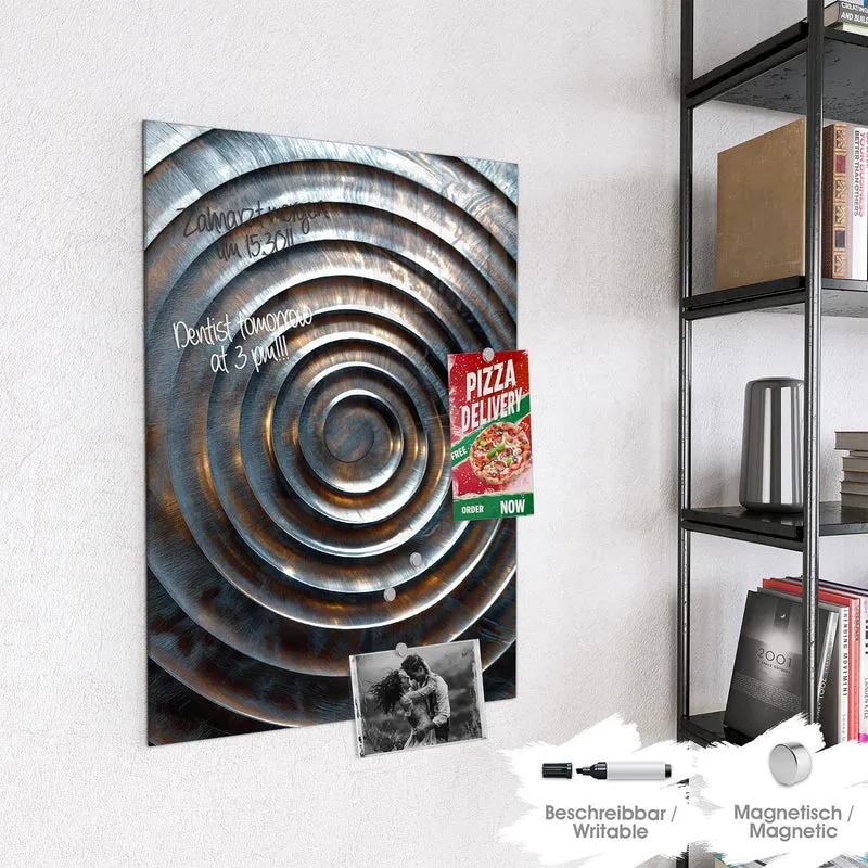 Magnettafel - Metallringe
