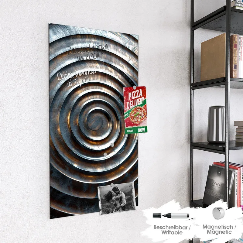 Magnettafel - Metallringe