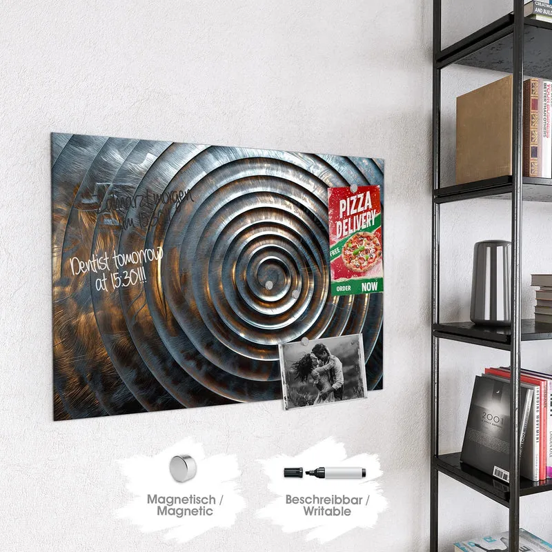 Magnettafel - Metallringe