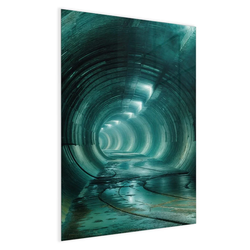 Magnettafel - Verlassener Tunnel