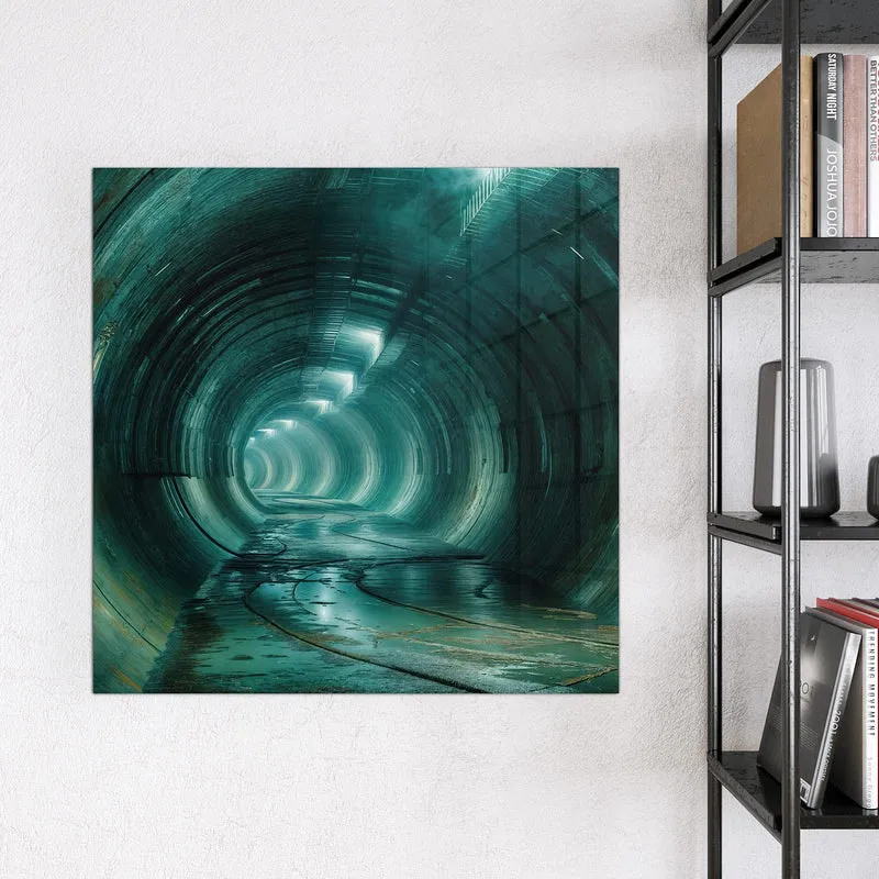 Magnettafel - Verlassener Tunnel