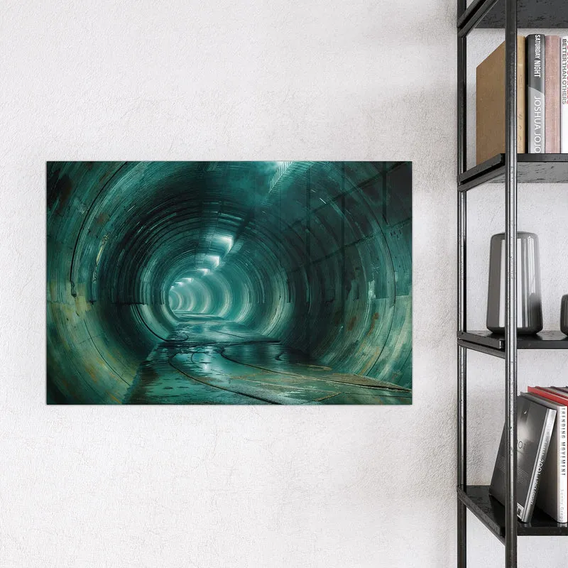 Magnettafel - Verlassener Tunnel