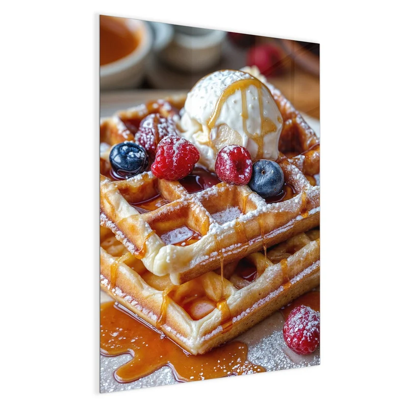 Magnettafel - Belgische Waffeln