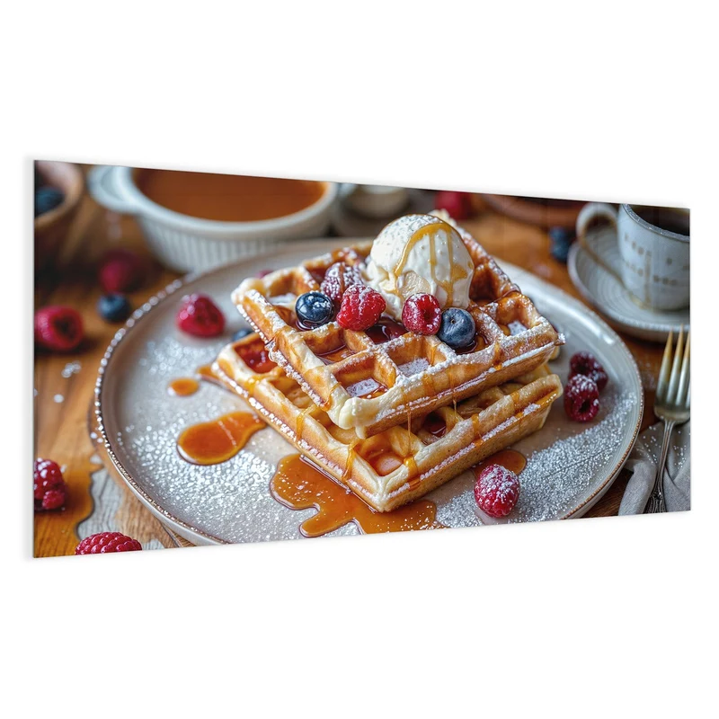 Magnettafel - Belgische Waffeln