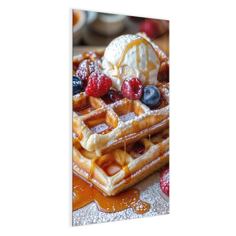 Magnettafel - Belgische Waffeln