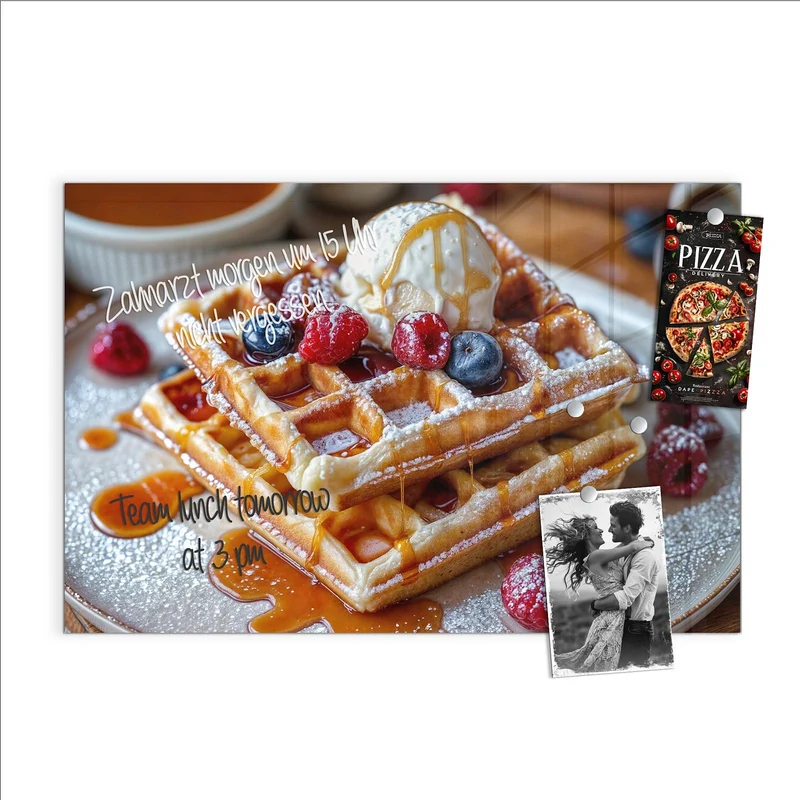 Magnettafel - Belgische Waffeln