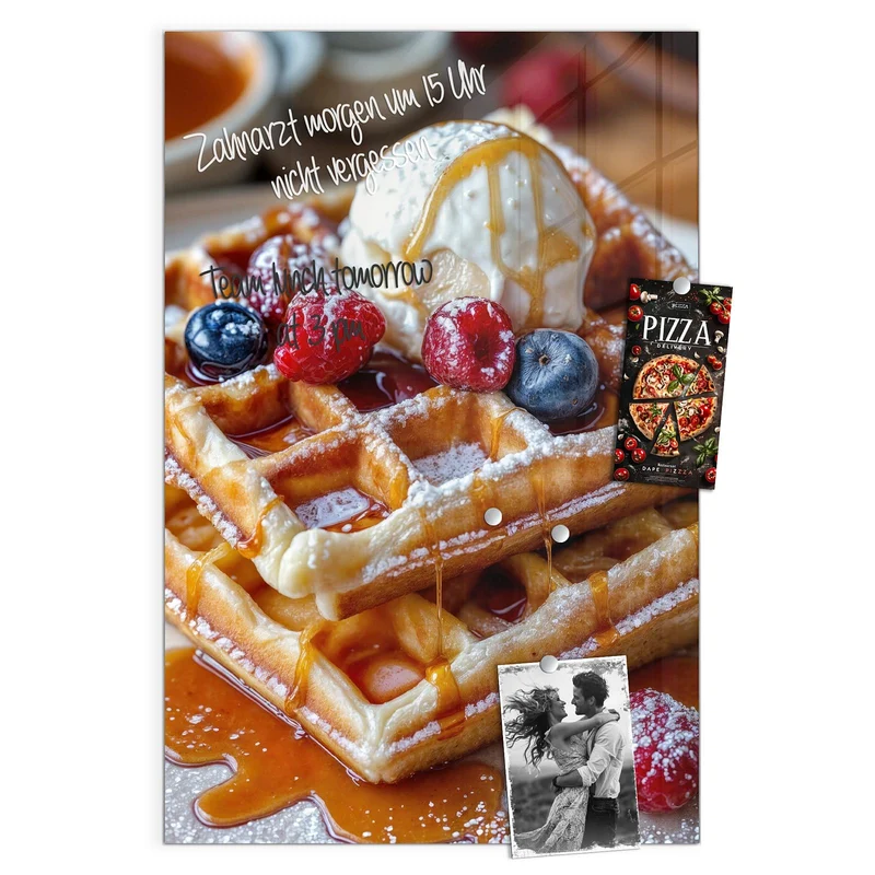 Magnettafel - Belgische Waffeln