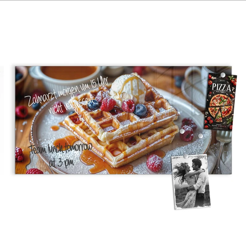 Magnettafel - Belgische Waffeln