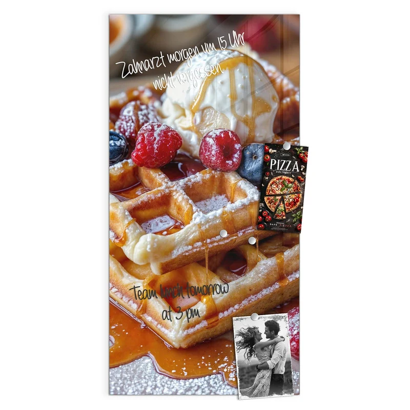 Magnettafel - Belgische Waffeln