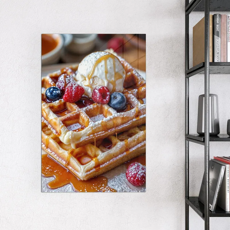 Magnettafel - Belgische Waffeln