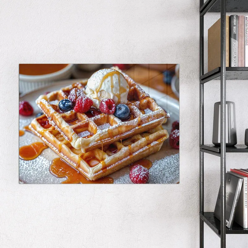 Magnettafel - Belgische Waffeln