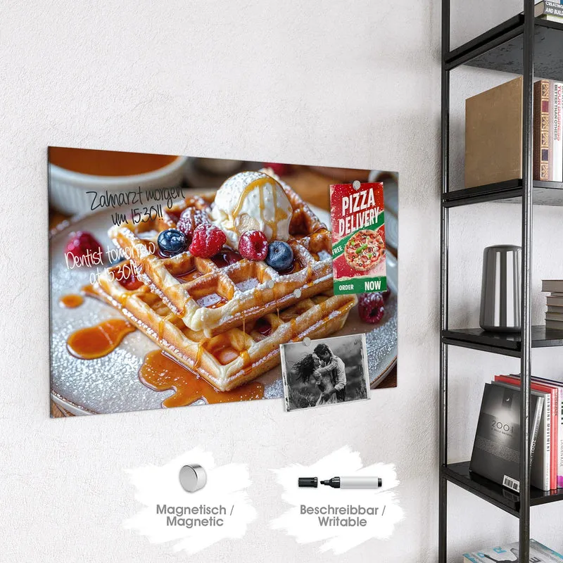 Magnettafel - Belgische Waffeln