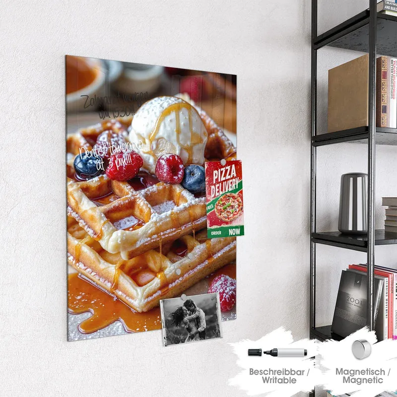 Magnettafel - Belgische Waffeln