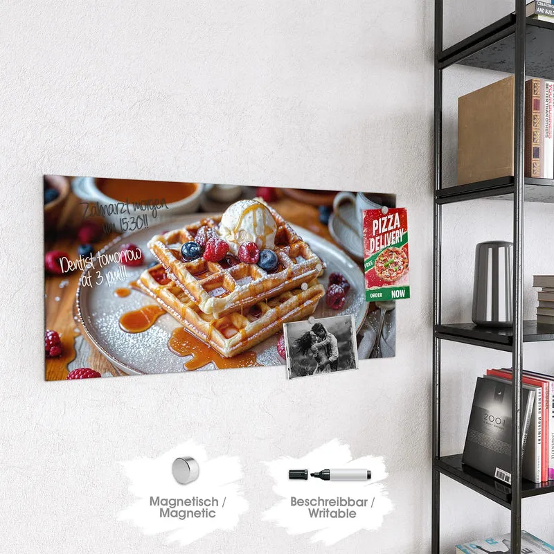 Magnettafel - Belgische Waffeln