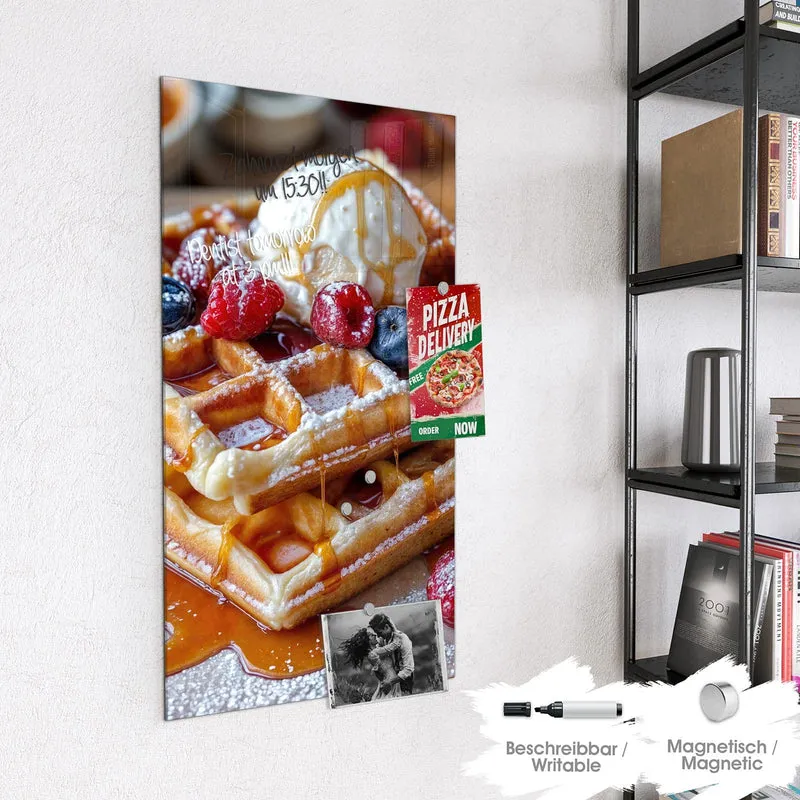 Magnettafel - Belgische Waffeln