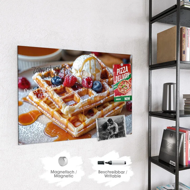 Magnettafel - Belgische Waffeln