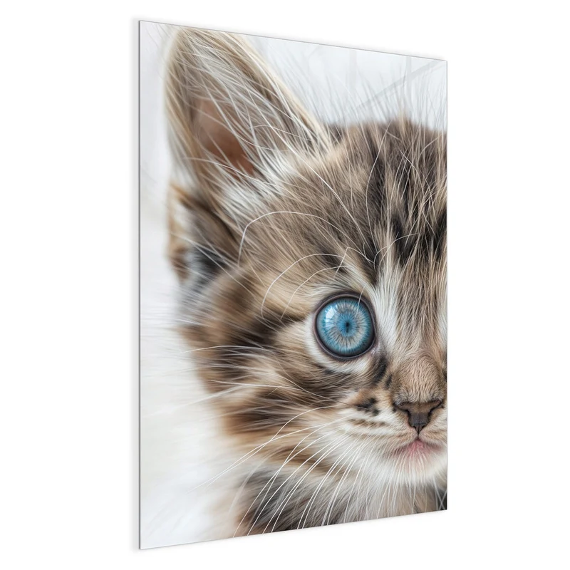 Magnettafel - Blauäugiges Kätzchen