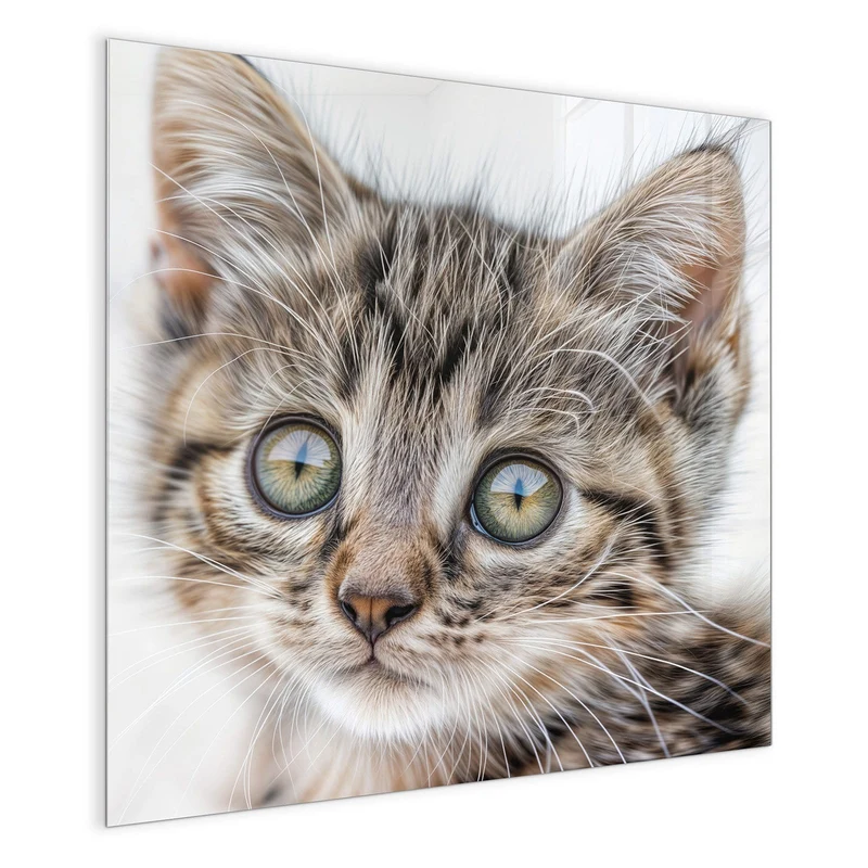 Magnettafel - Neugieriges Katzenjunges