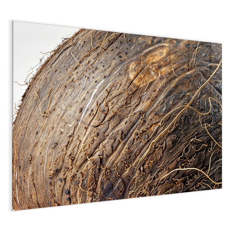 Magnettafel - Faserige Kokosschale