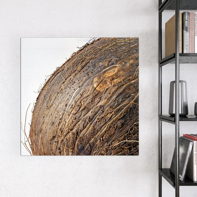 Magnettafel - Faserige Kokosschale