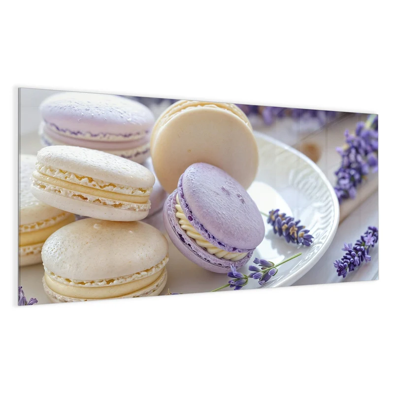 Magnettafel - Lavendel Macarons