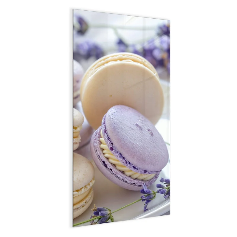 Magnettafel - Lavendel Macarons