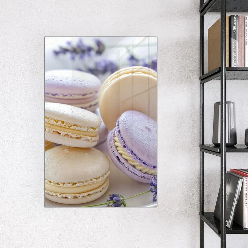 Magnettafel - Lavendel Macarons