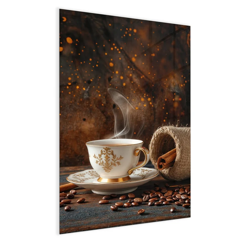 Magnettafel - Kaffee und Zimt