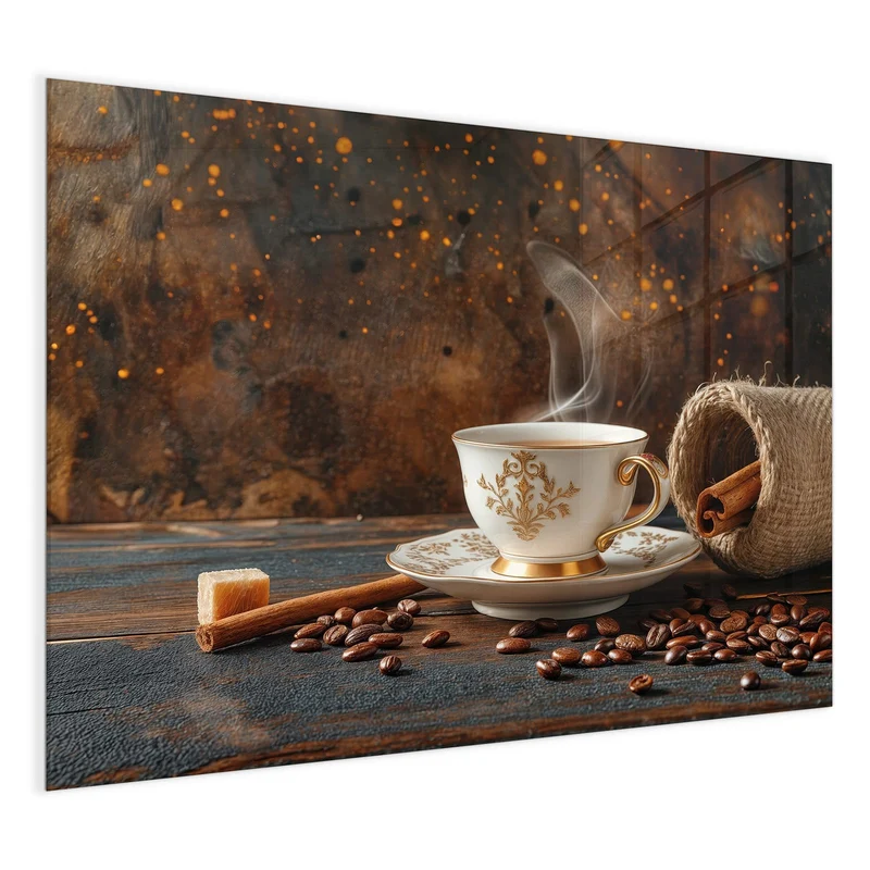 Magnettafel - Kaffee und Zimt