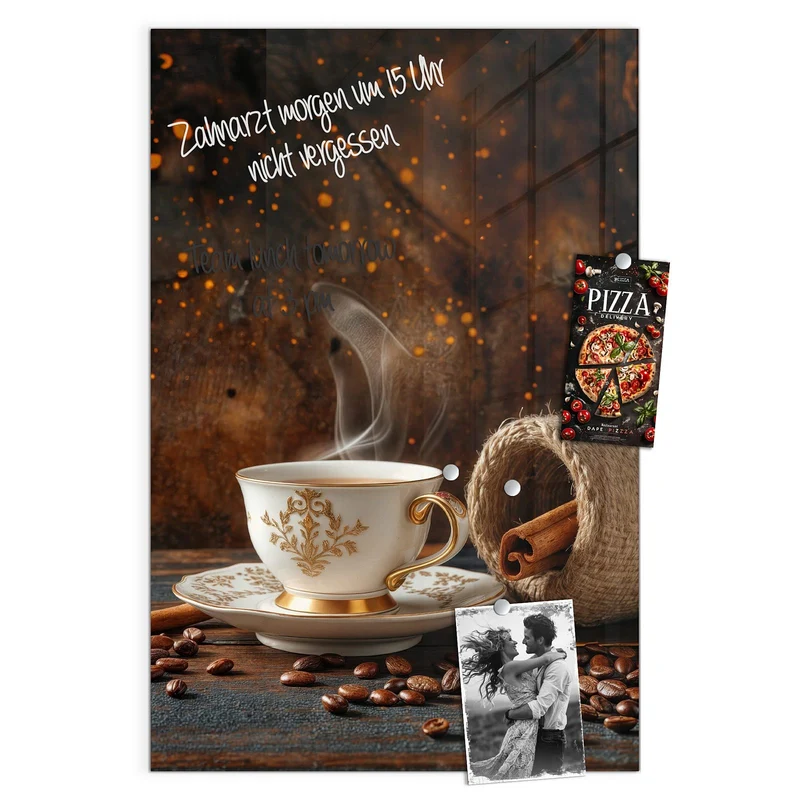 Magnettafel - Kaffee und Zimt