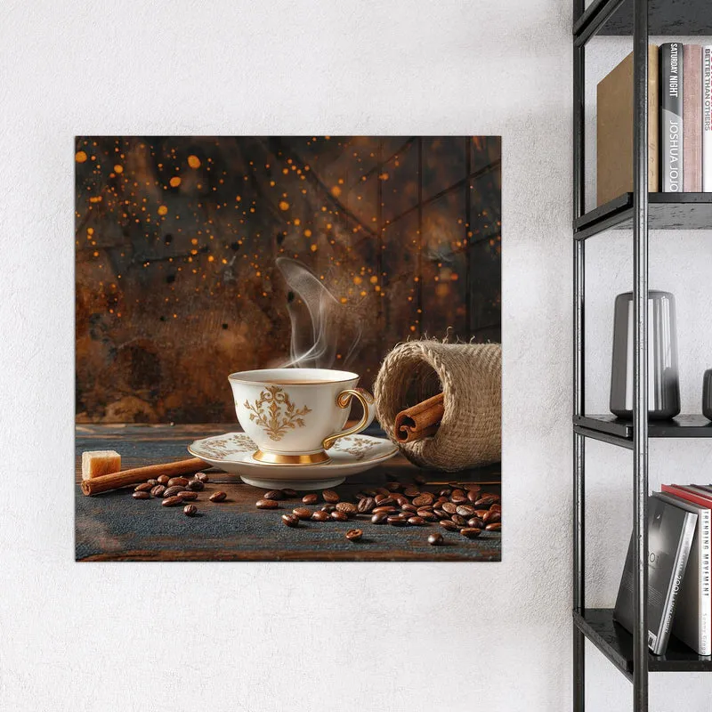 Magnettafel - Kaffee und Zimt
