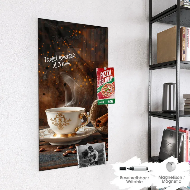 Magnettafel - Kaffee und Zimt