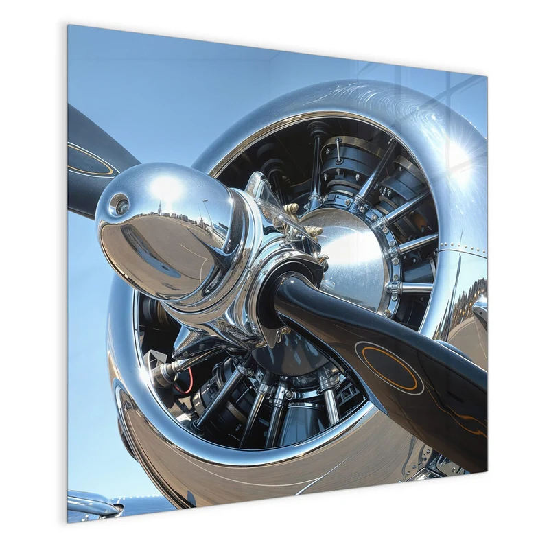 Magnettafel - Flugzeugpropeller