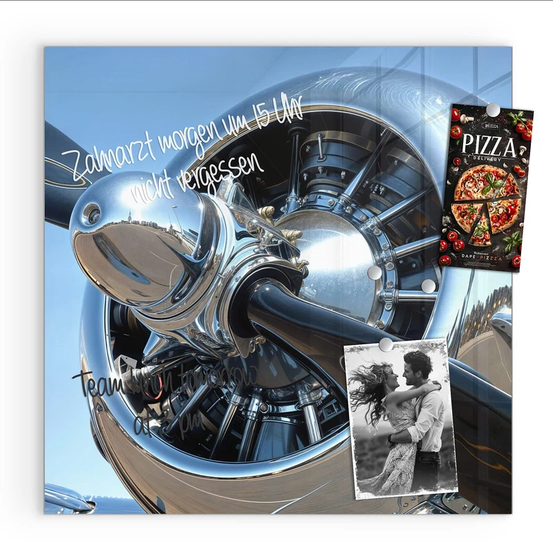 Magnettafel - Flugzeugpropeller