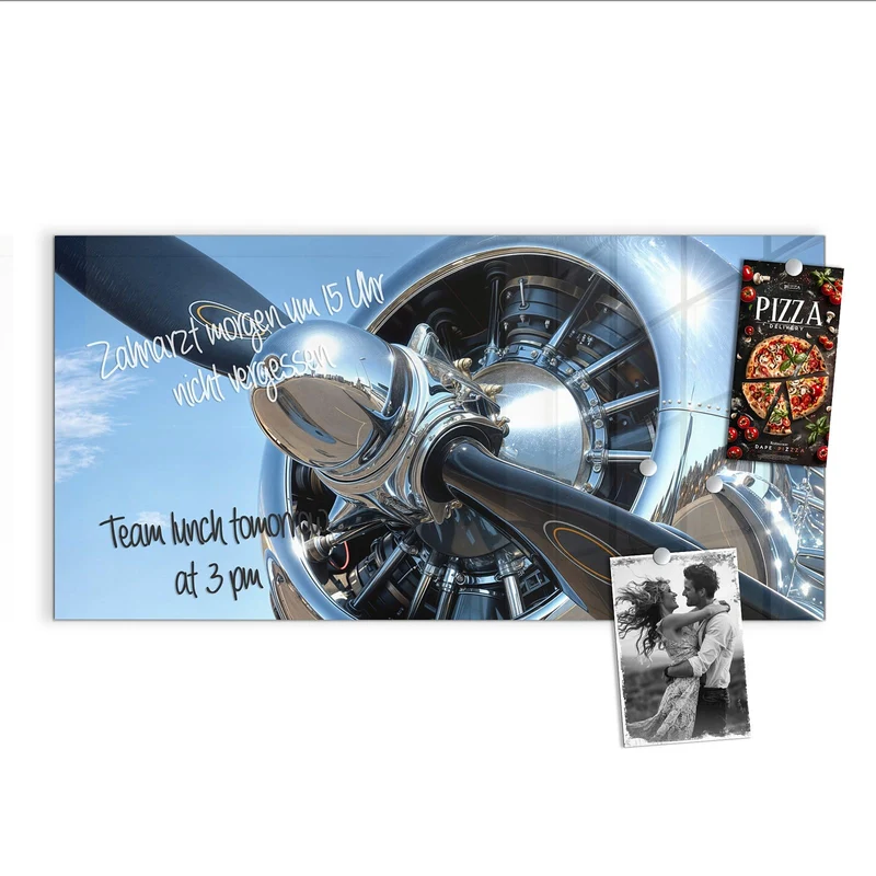 Magnettafel - Flugzeugpropeller