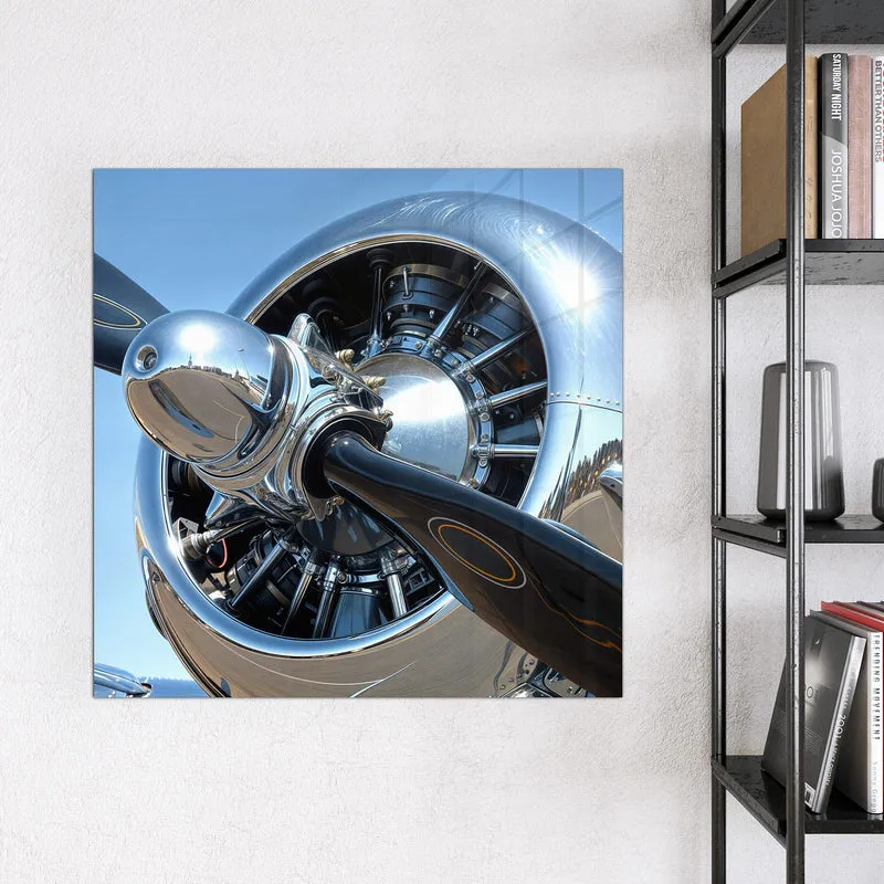 Magnettafel - Flugzeugpropeller
