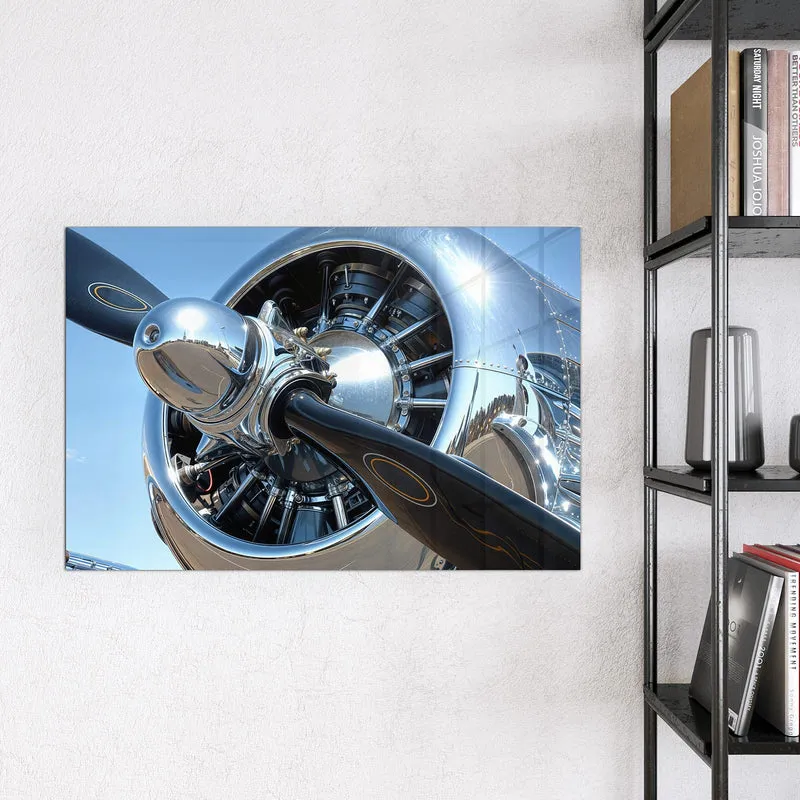 Magnettafel - Flugzeugpropeller